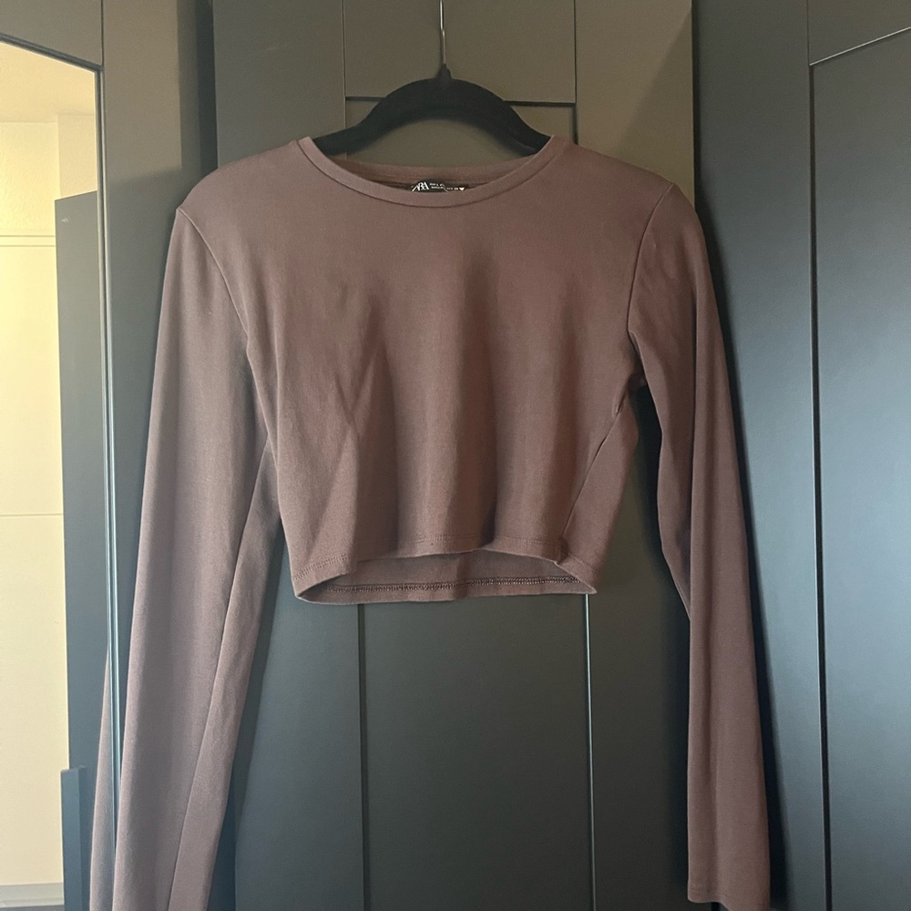 Zara top 🤎